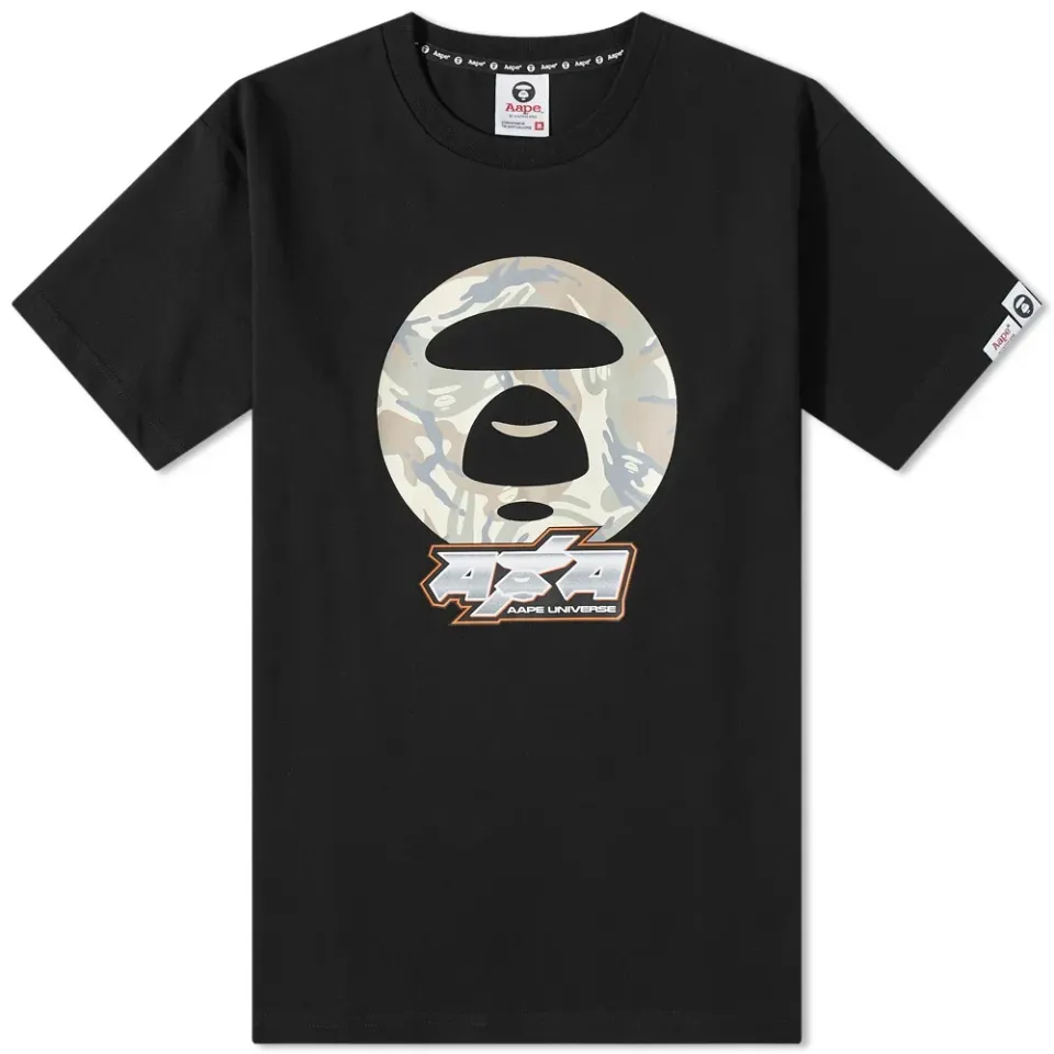 AAPE Camo Rock Climber Tee