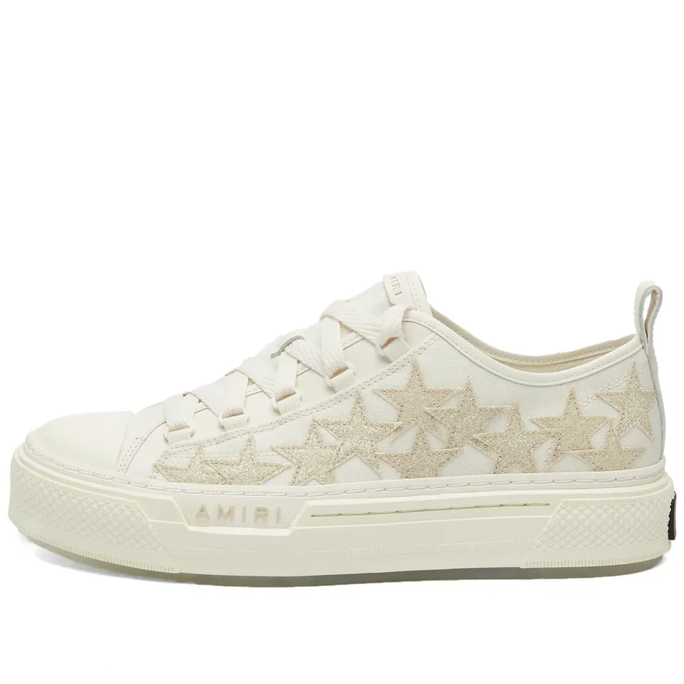 Crystal Glitter Stars Court Low Sneaker
