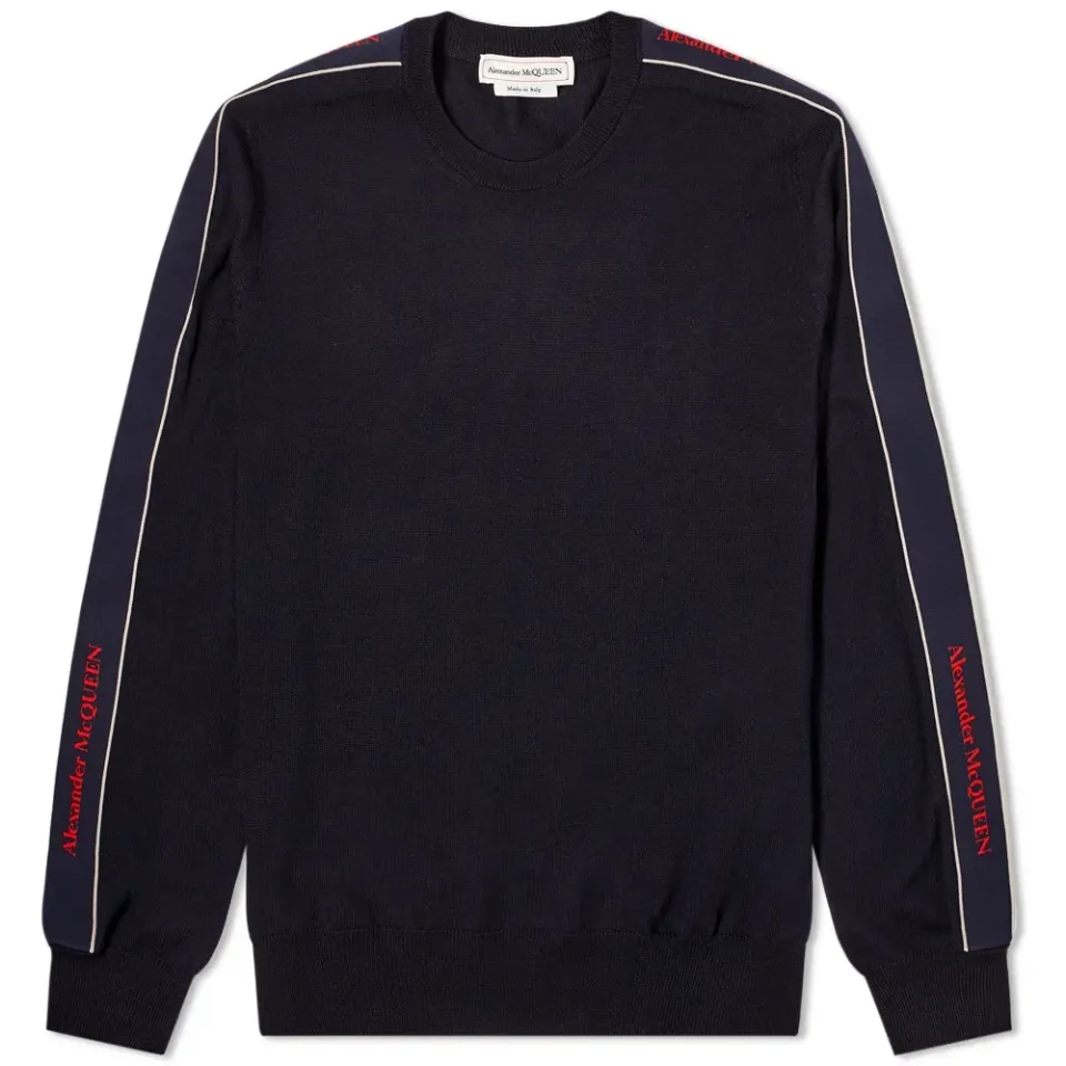 Logo Taping Crew Knit