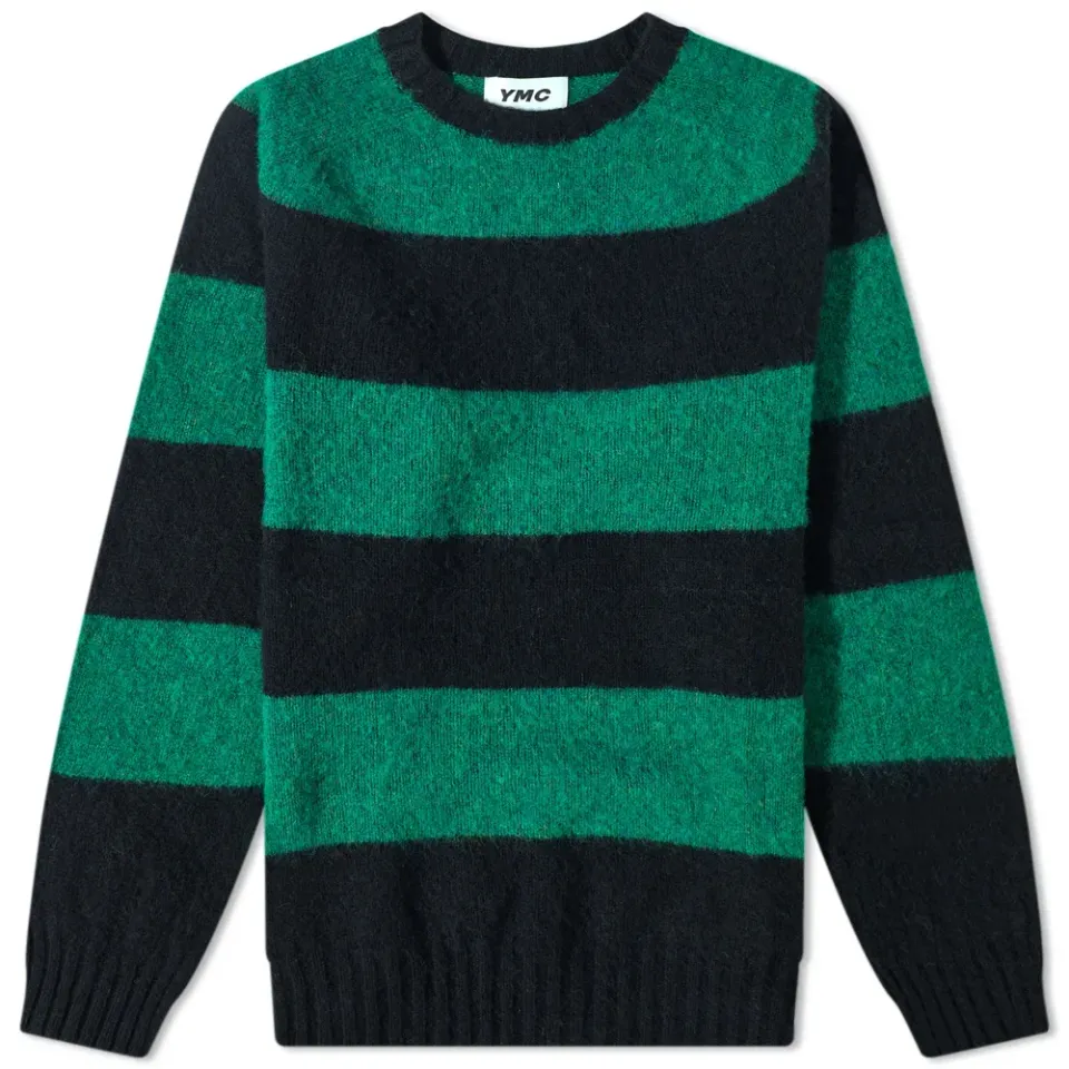 Suedehead Stripe Crew Knit