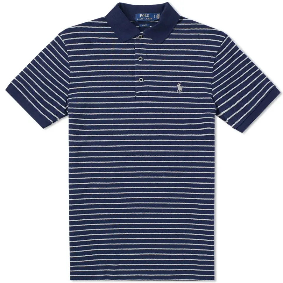 Custom Fit Stripe Polo