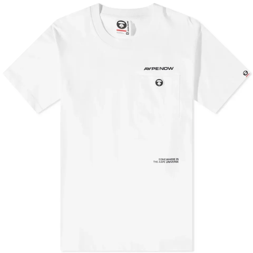 AAPE AAPE Now One Point Pocket T-Shirt