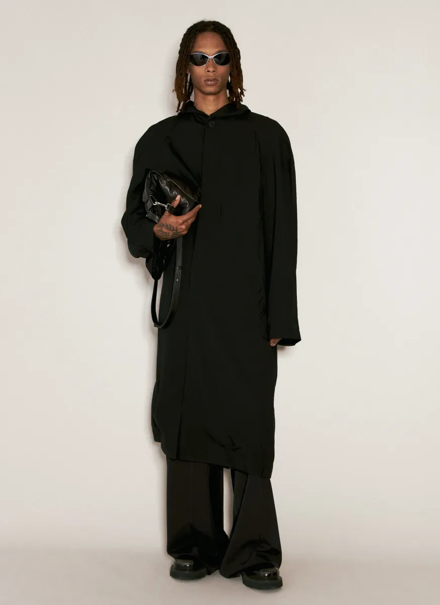 Raglan Hooded Coat