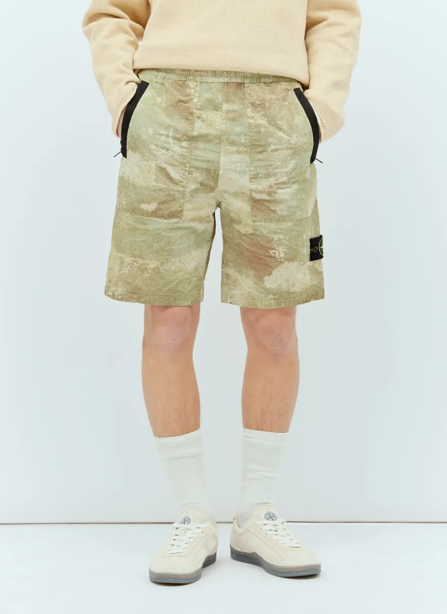 Camo Drawstring Shorts
