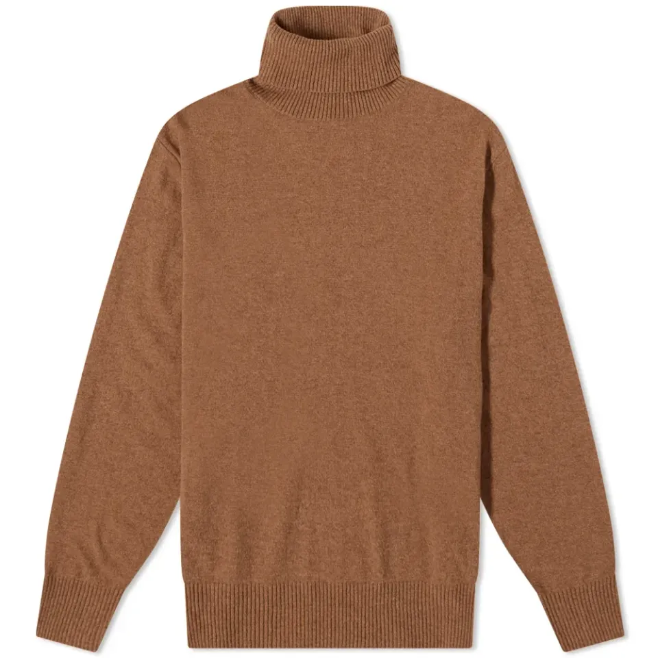 Recycled Wool Roll Neck Knit