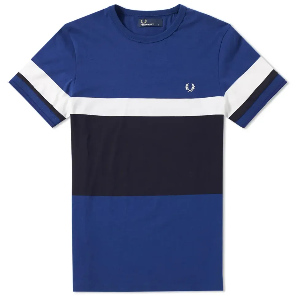 Fred Perry Colour Block Panel Tee