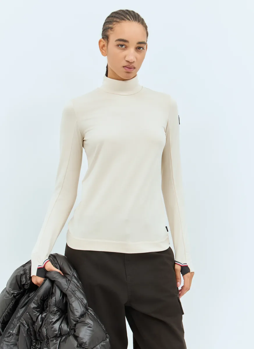 T-Neck Jersey Top