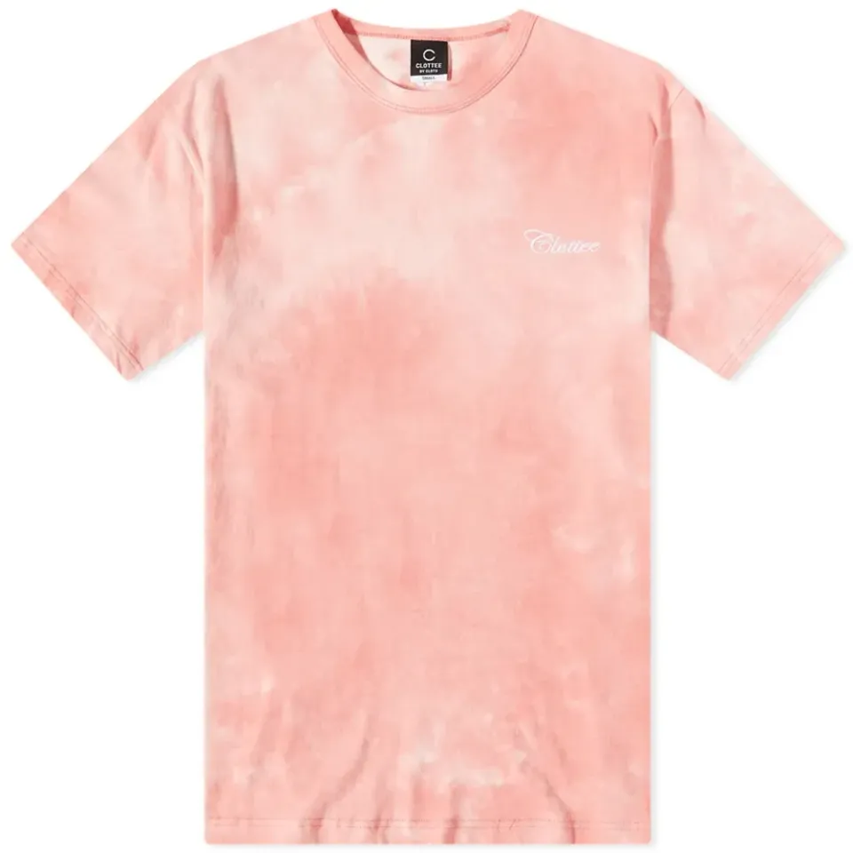 CLOTTEE By CLOT Script Tie Dye Logo T-Shirt