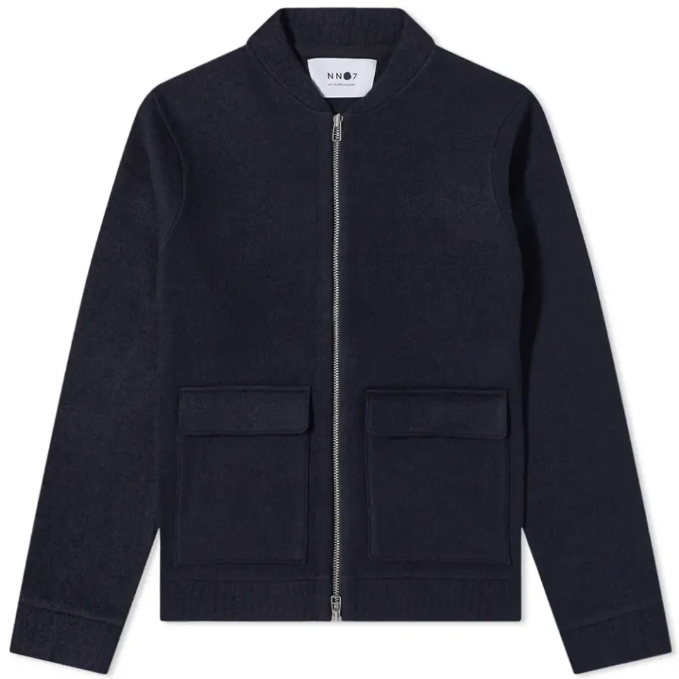 Boiled Wool Bomber Jacket