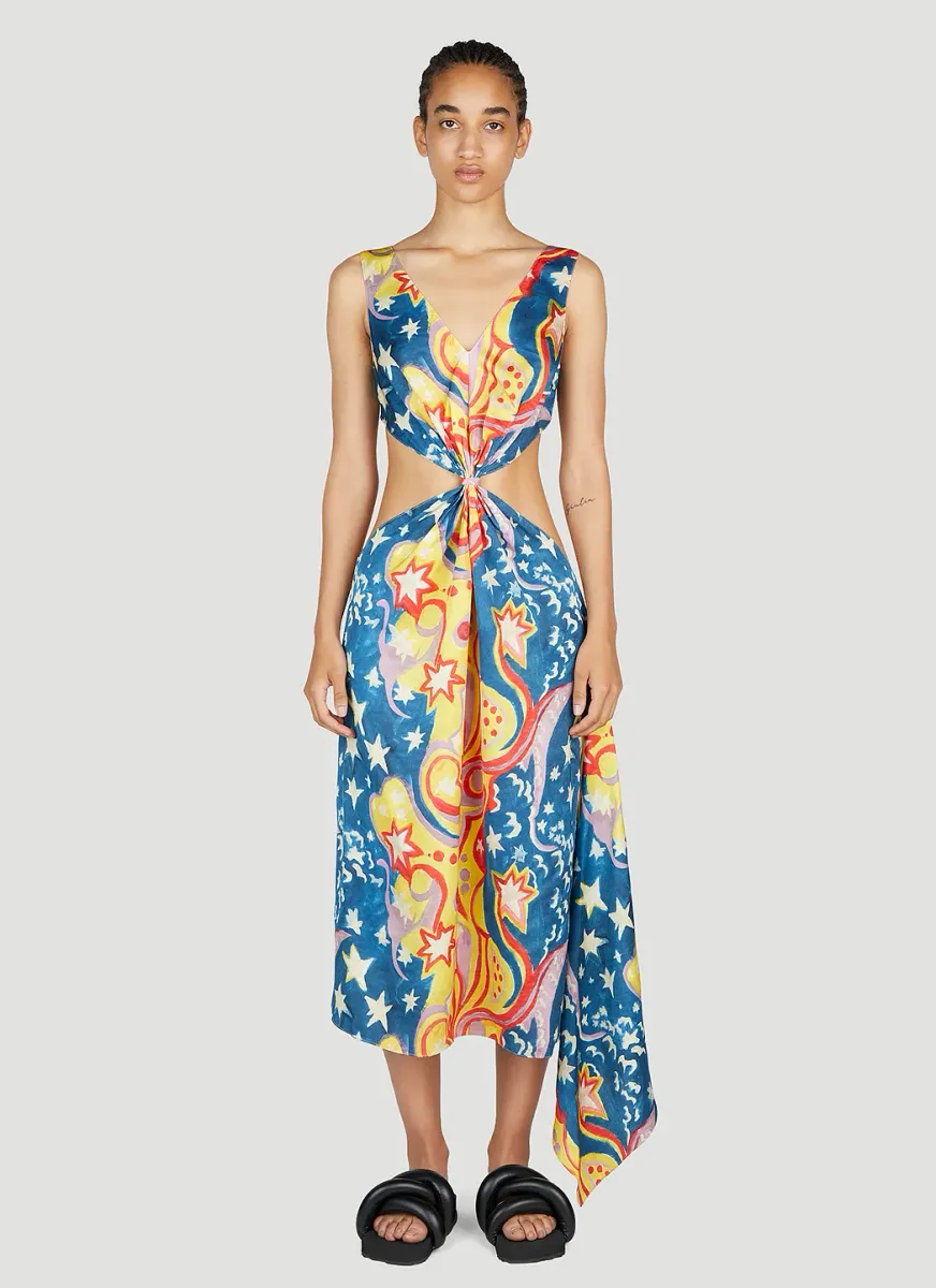 Galactic Paradise Midi Dress