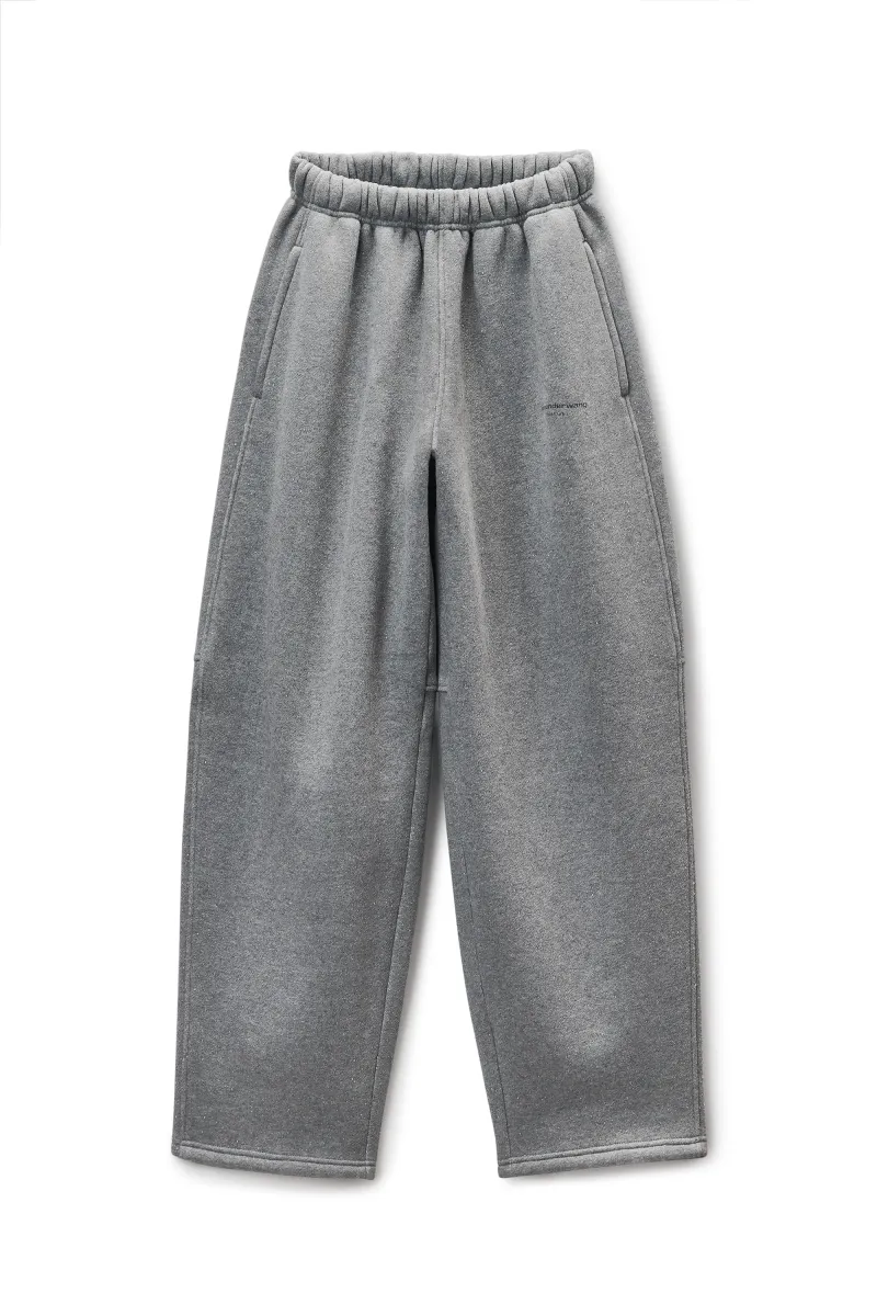 CRYSTAL HOTFIX MID-RISE SWEATPANT