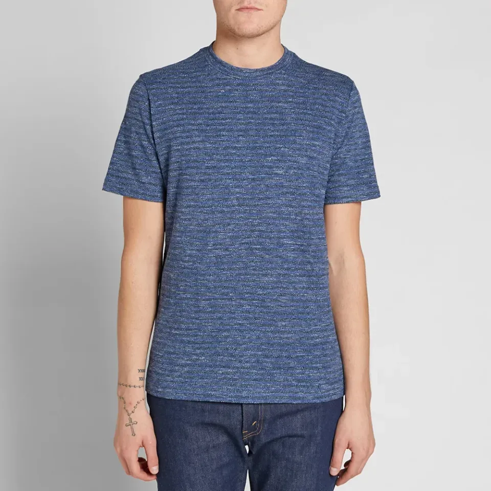 Multi Stripe Slub Tee