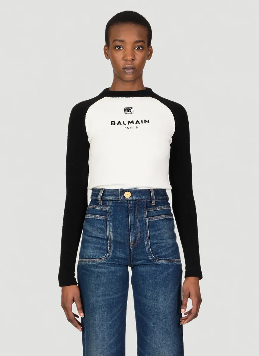 Logo Print Sweater