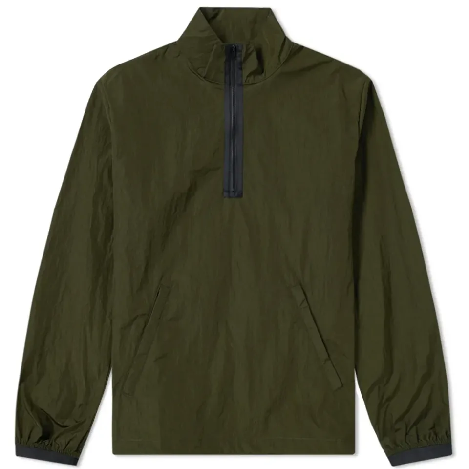 Nylon Quarter Zip Smock