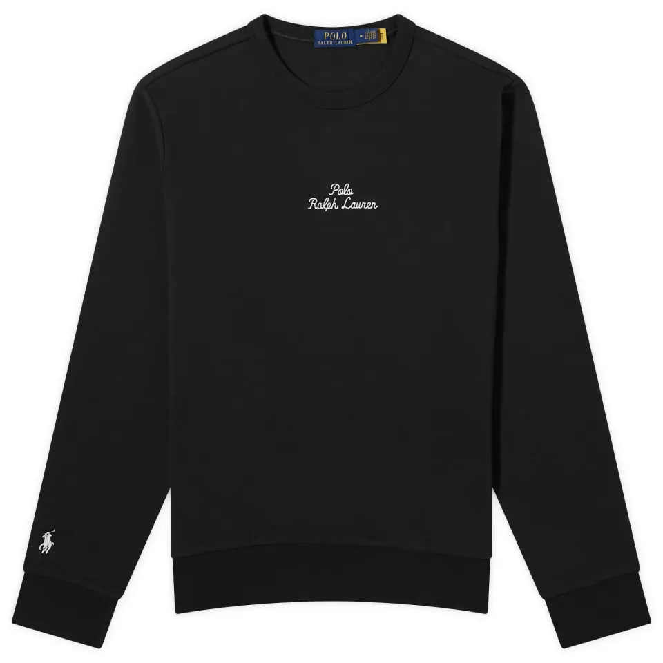 Chain Stitch Logo Crew Sweatshirt