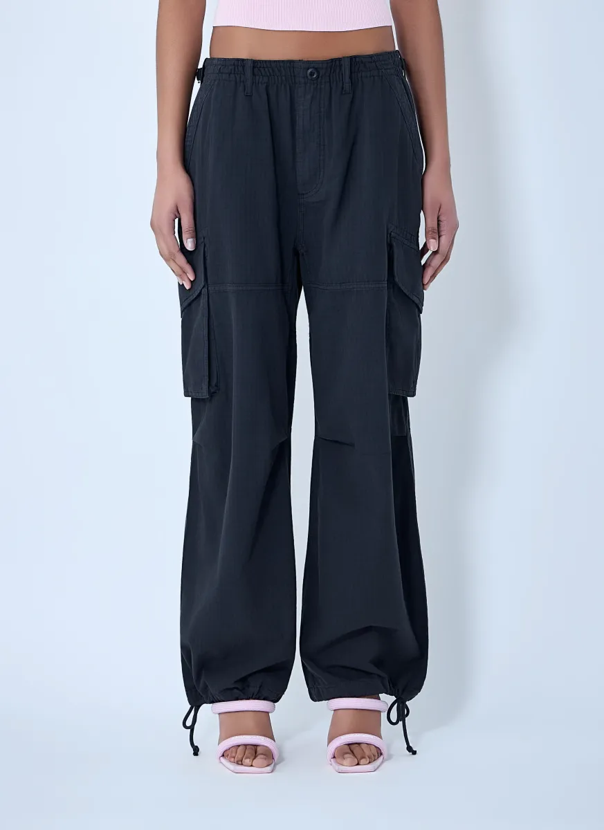 Drawstring Cargo Trousers