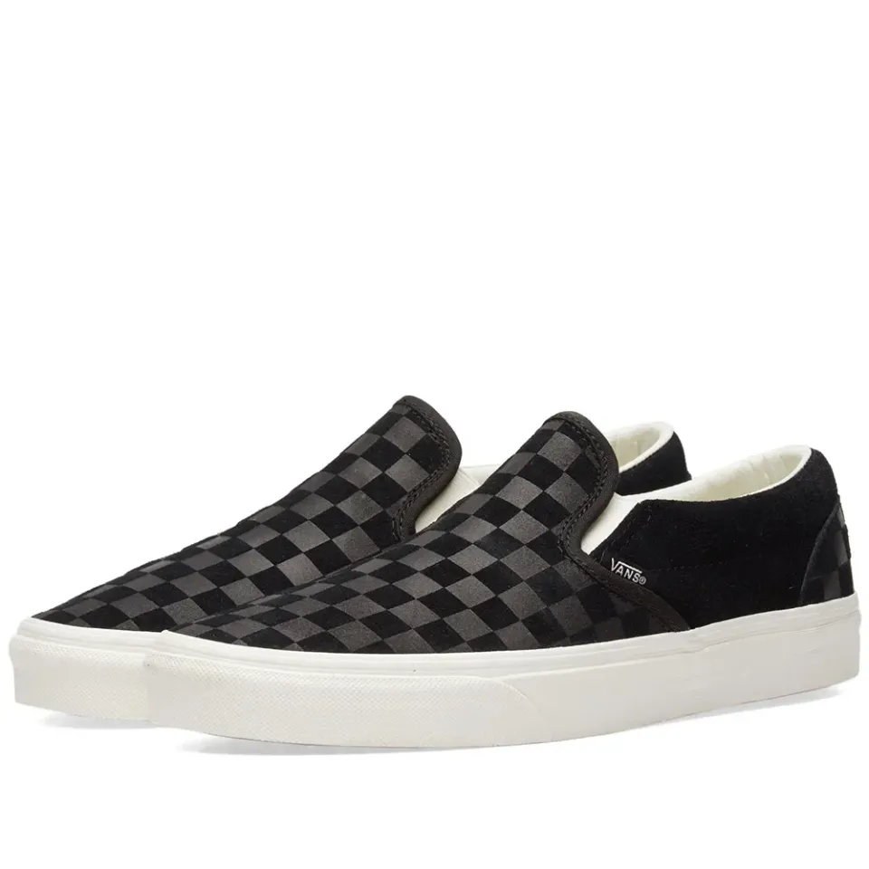 Classic Slip On Checkerboard Embossed