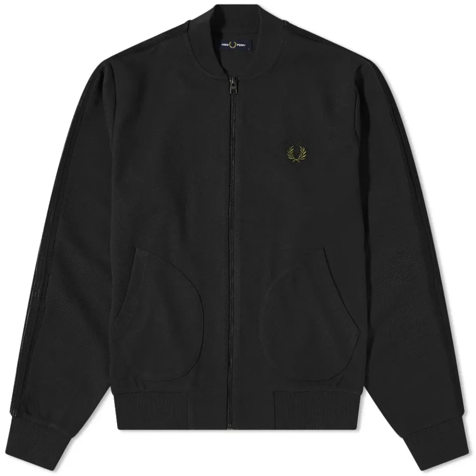 Knitted Taped Track Jacket