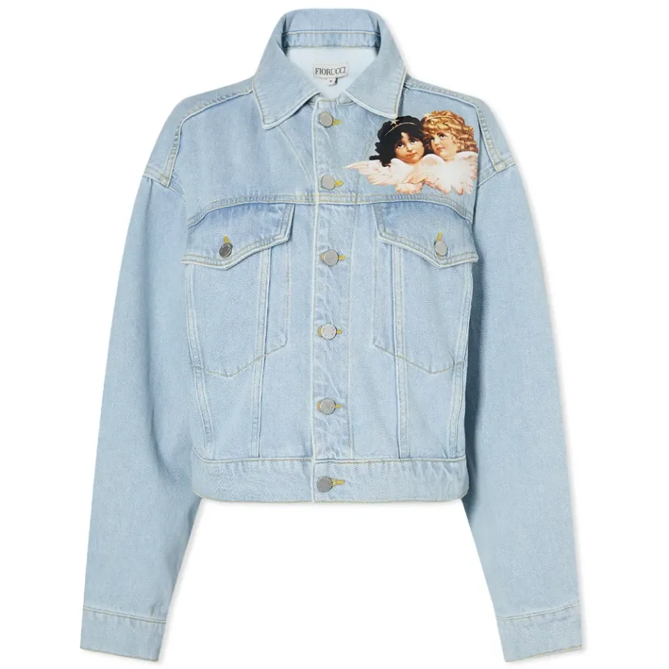 Angel Pocket Patch Denim Jacket