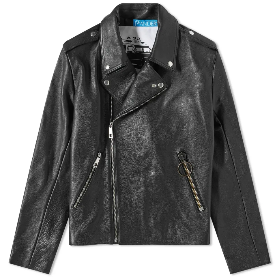 A.P.C. x JW Anderson Morgan Leather Biker Jacket