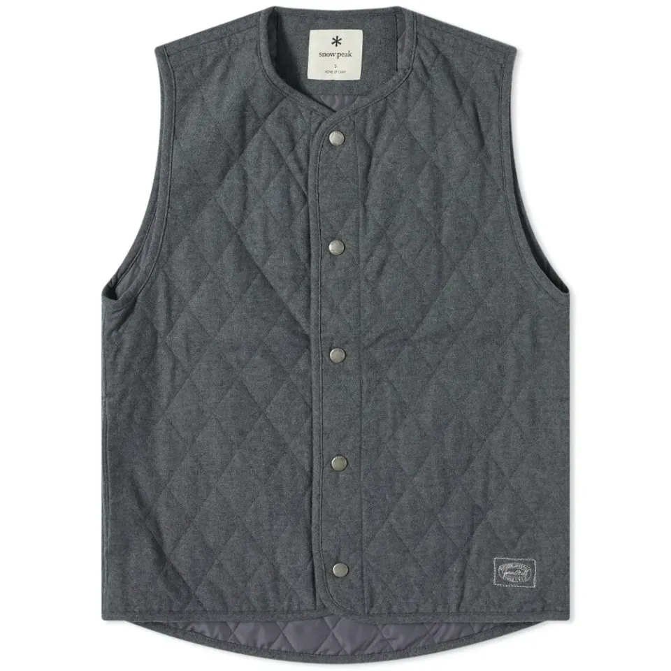 Quilted Flannel Vest