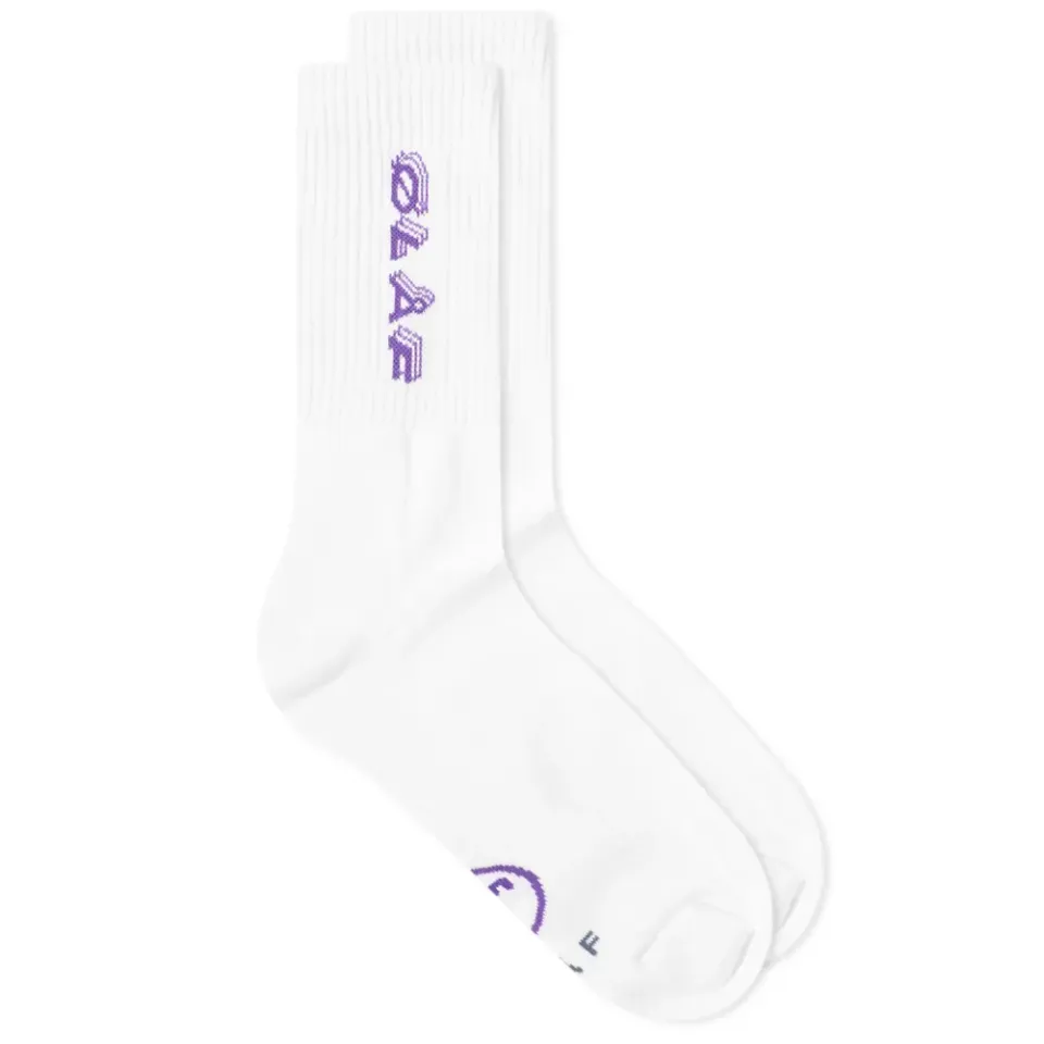 Triple Italic Logo Sock
