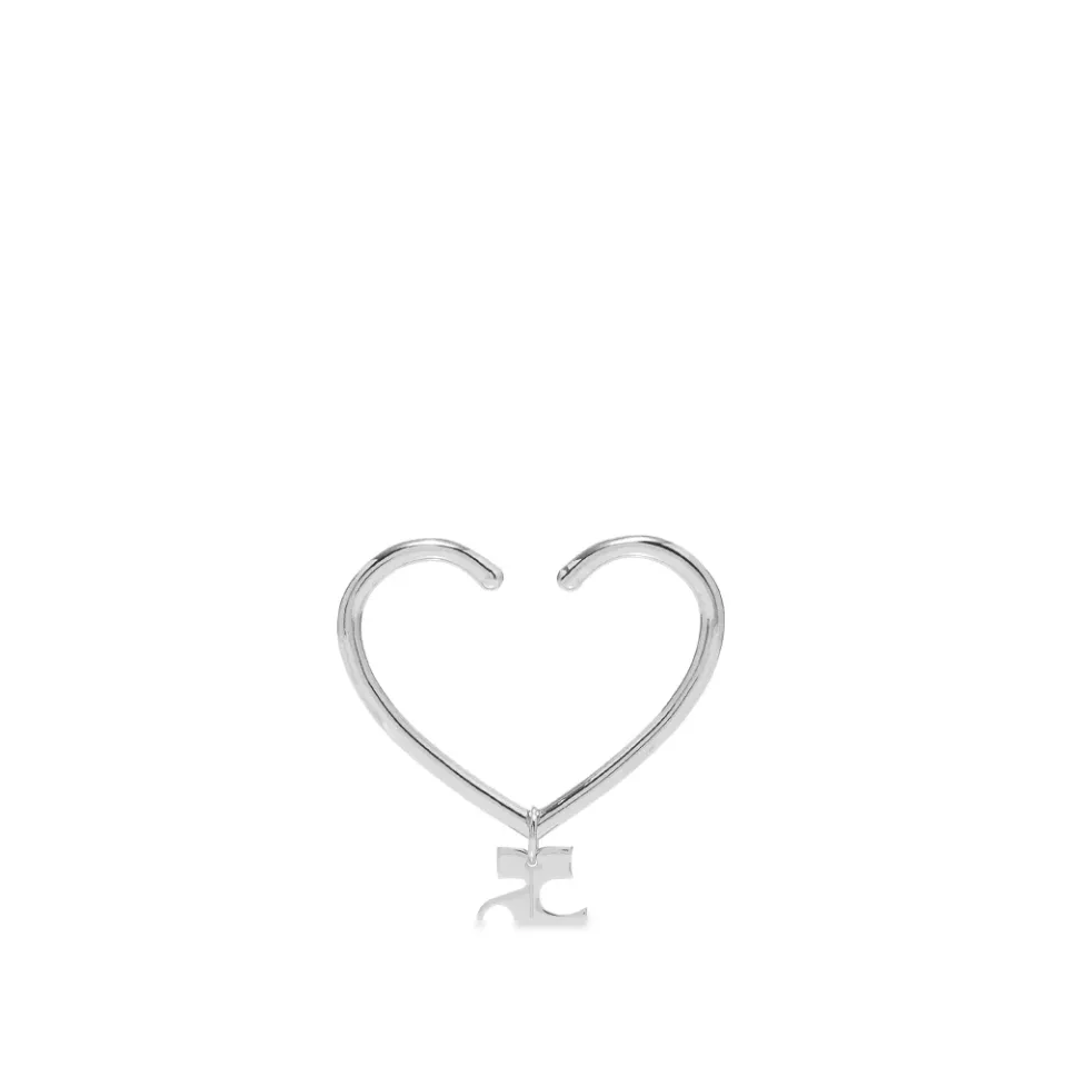 Courrèges Heart Logo Ear Cuff
