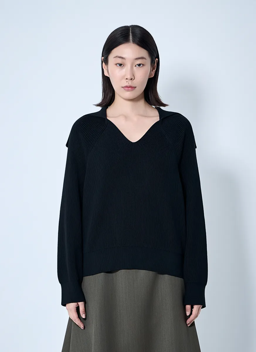 Ribbed Cotton Sweater