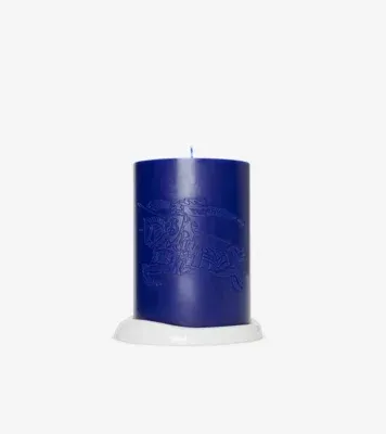 Woodfire and Clove Candle in Knight Blue