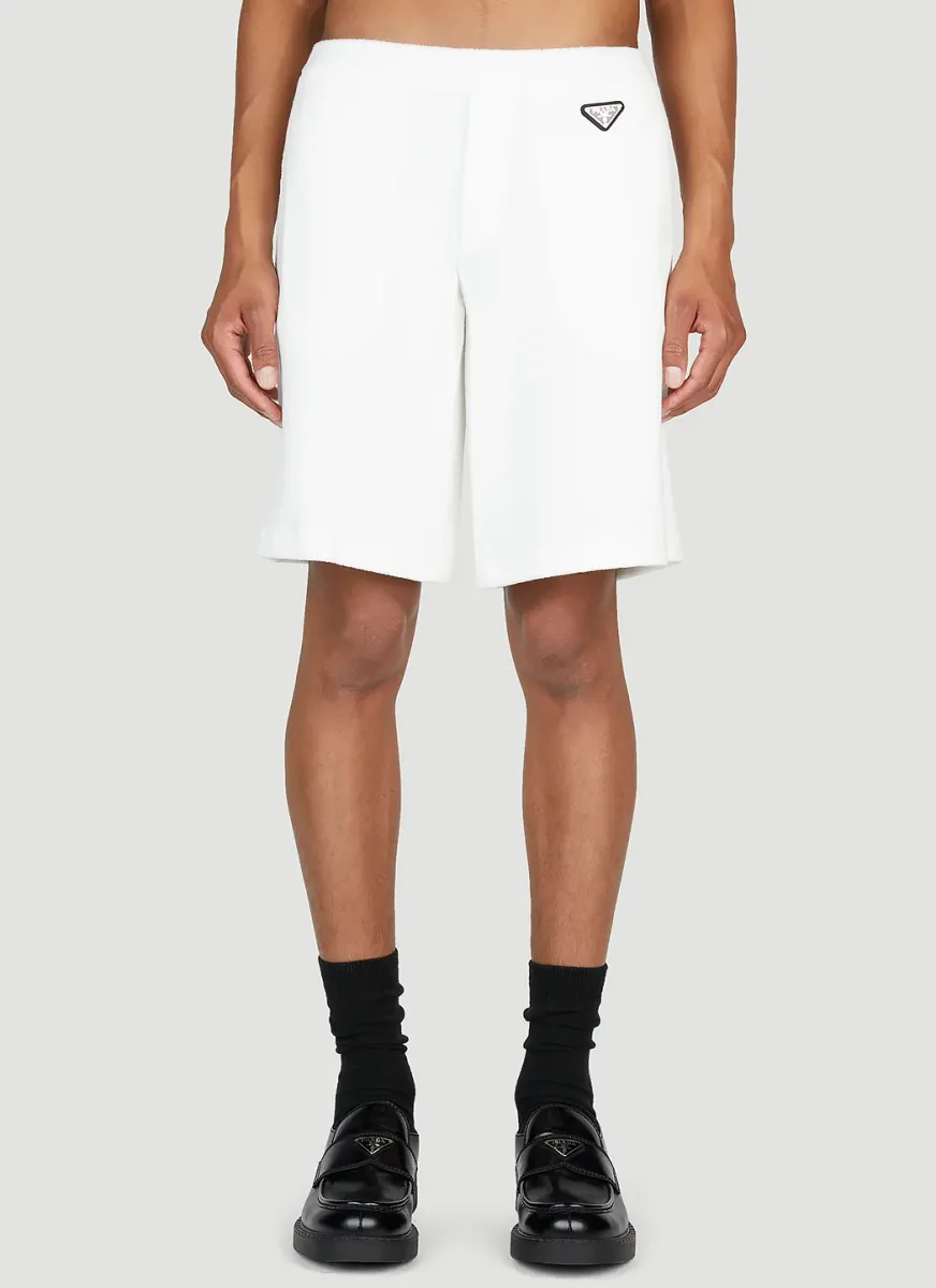Triangle Plaque Terry Shorts