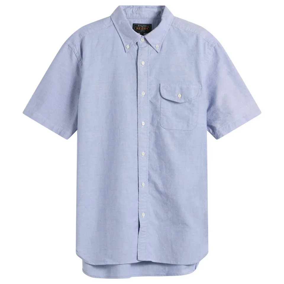 Button Down Short Sleeve Oxford Shirt