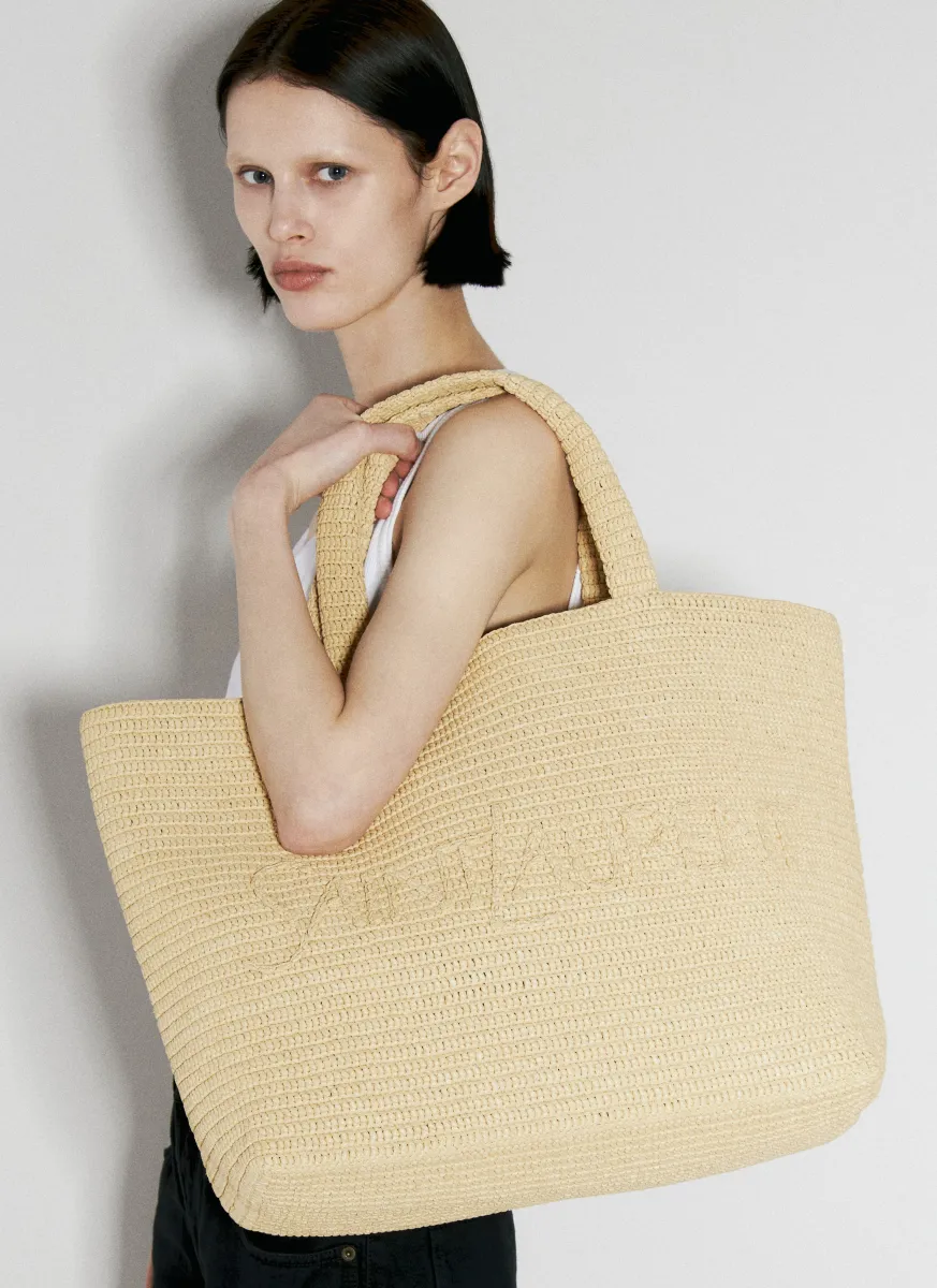 Raffia Tote Bag