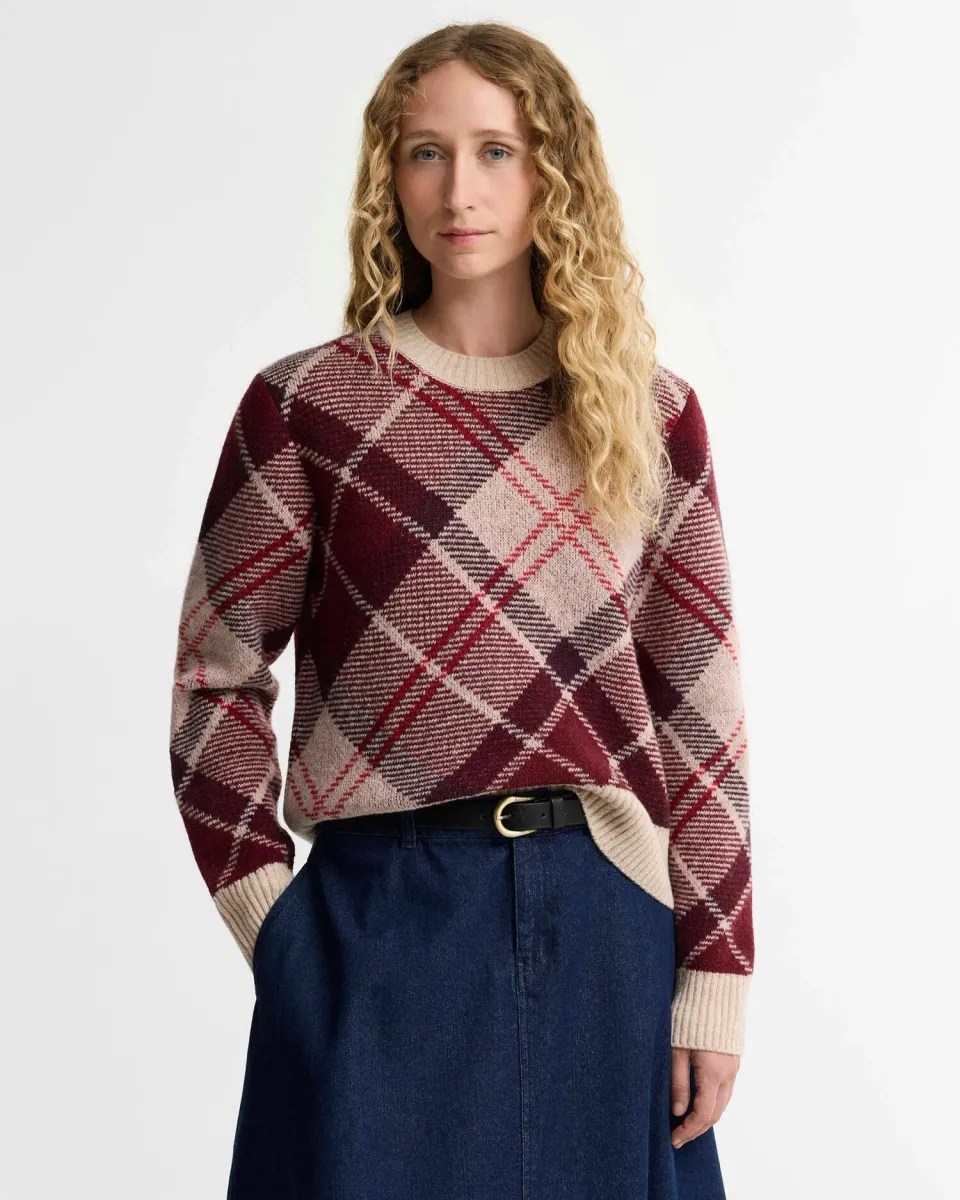 Stevie Tartan Wool Jumper