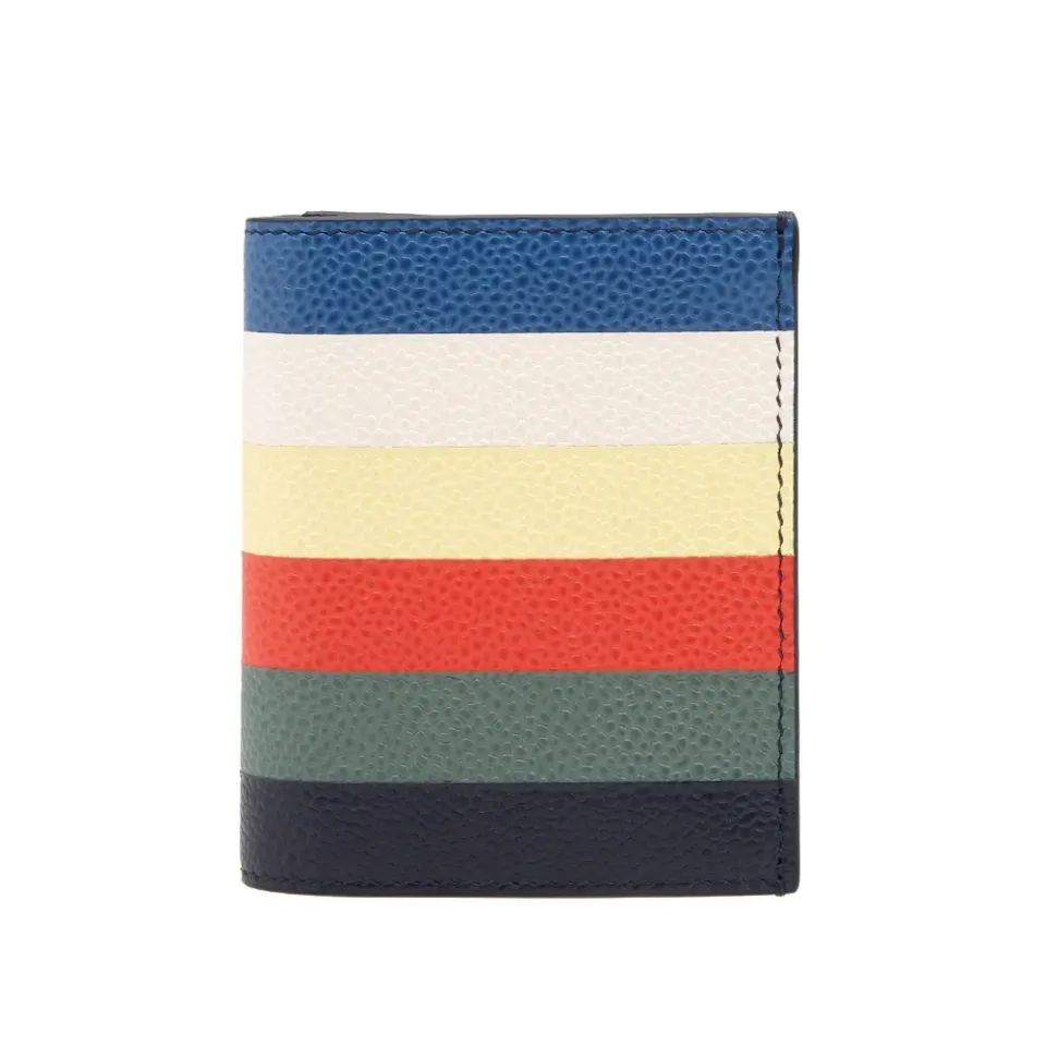 Horizontal Stripe Double Card Holder