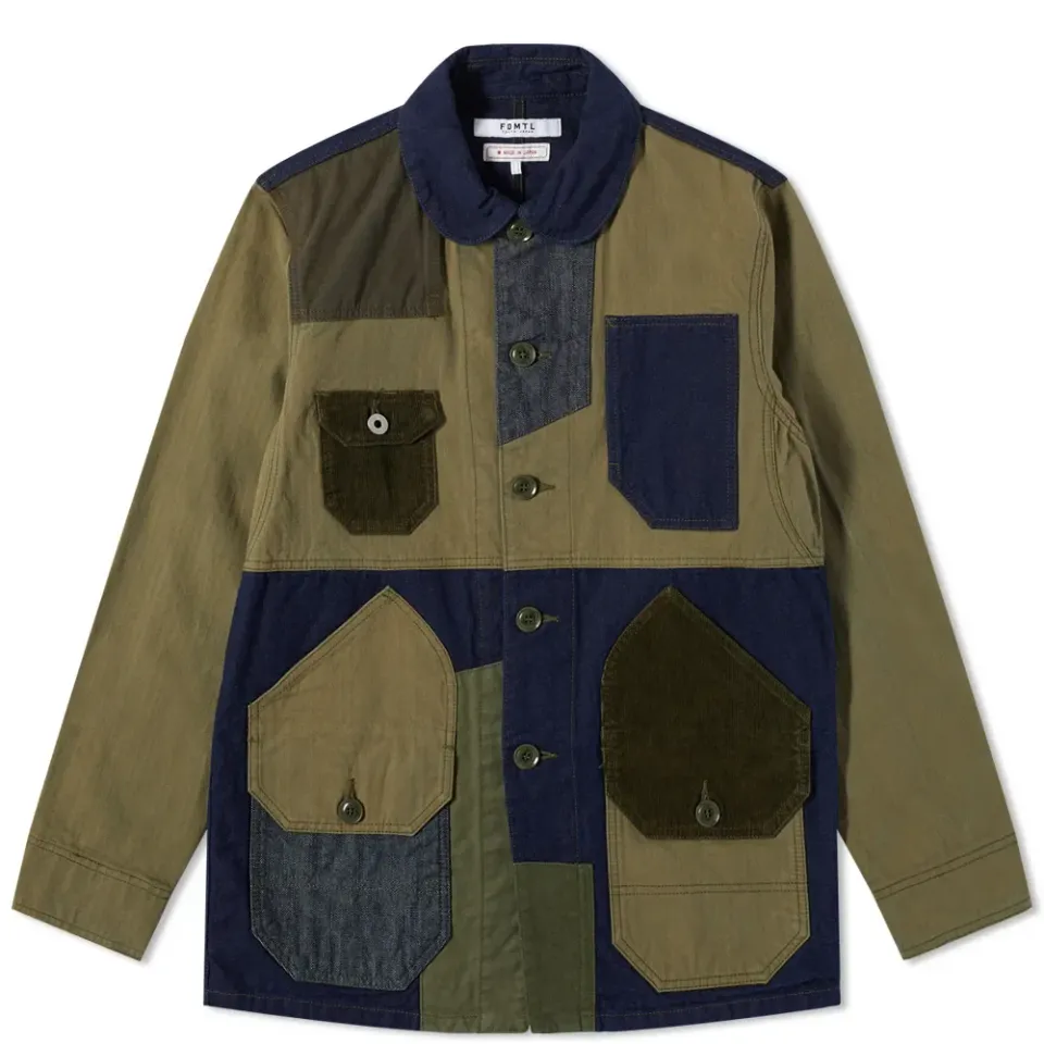 Patchwork Coverall Jacket