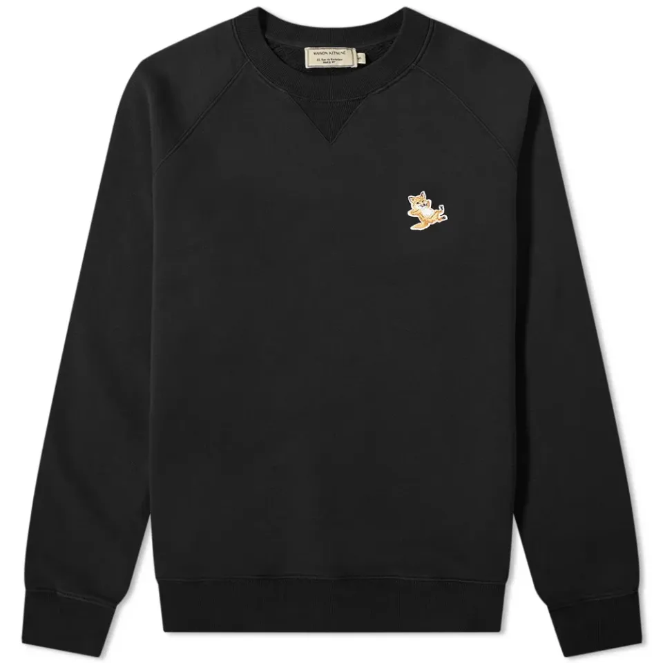 Maison Kitsuné Chillax Fox Patch Classic Crew Sweat