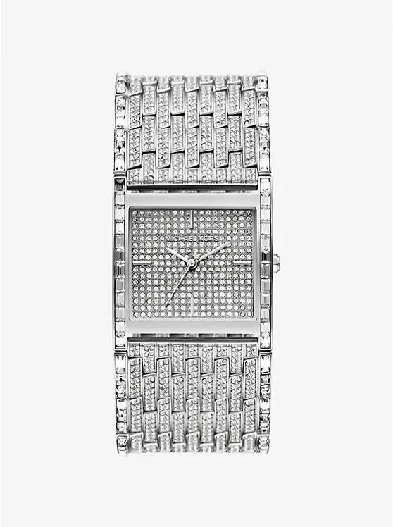 Limited-Edition Georgie Pavé Silver-Tone Watch