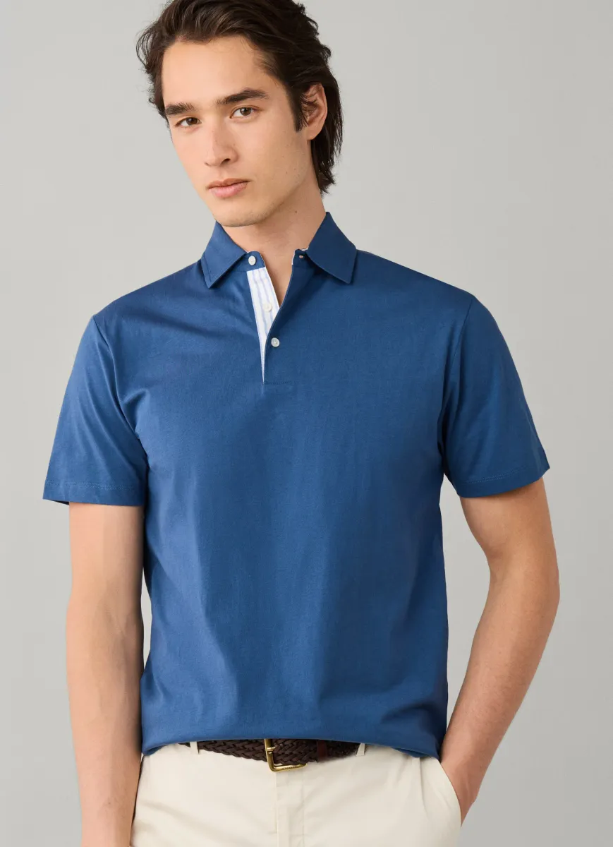 Classic Fit Short Sleeve Jersey Polo