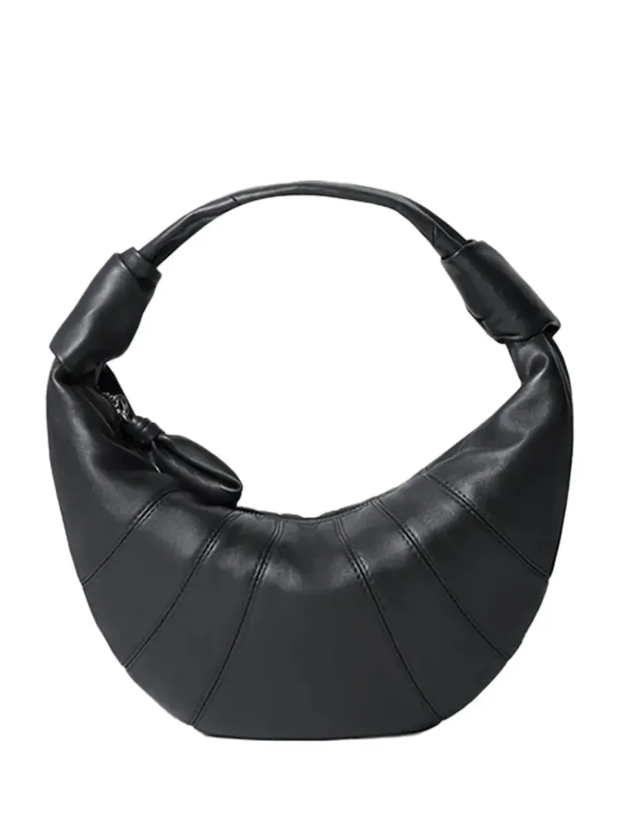 Mini Fortune Croissant Bag Black