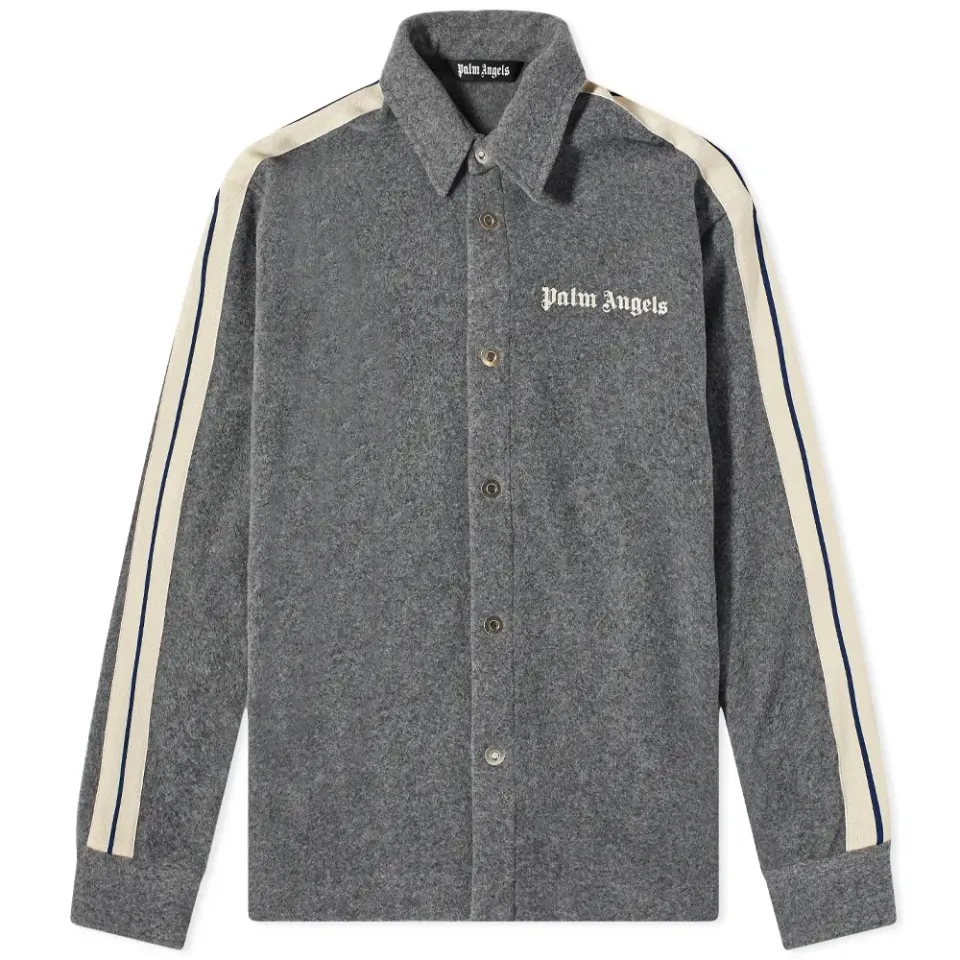 Wool Track Overshirt