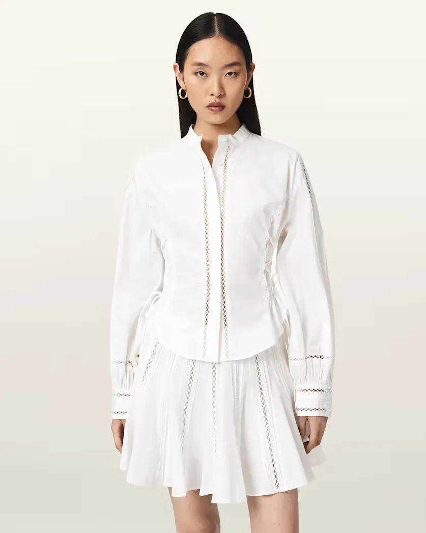 Frances Long Sleeve Fitted Shirt