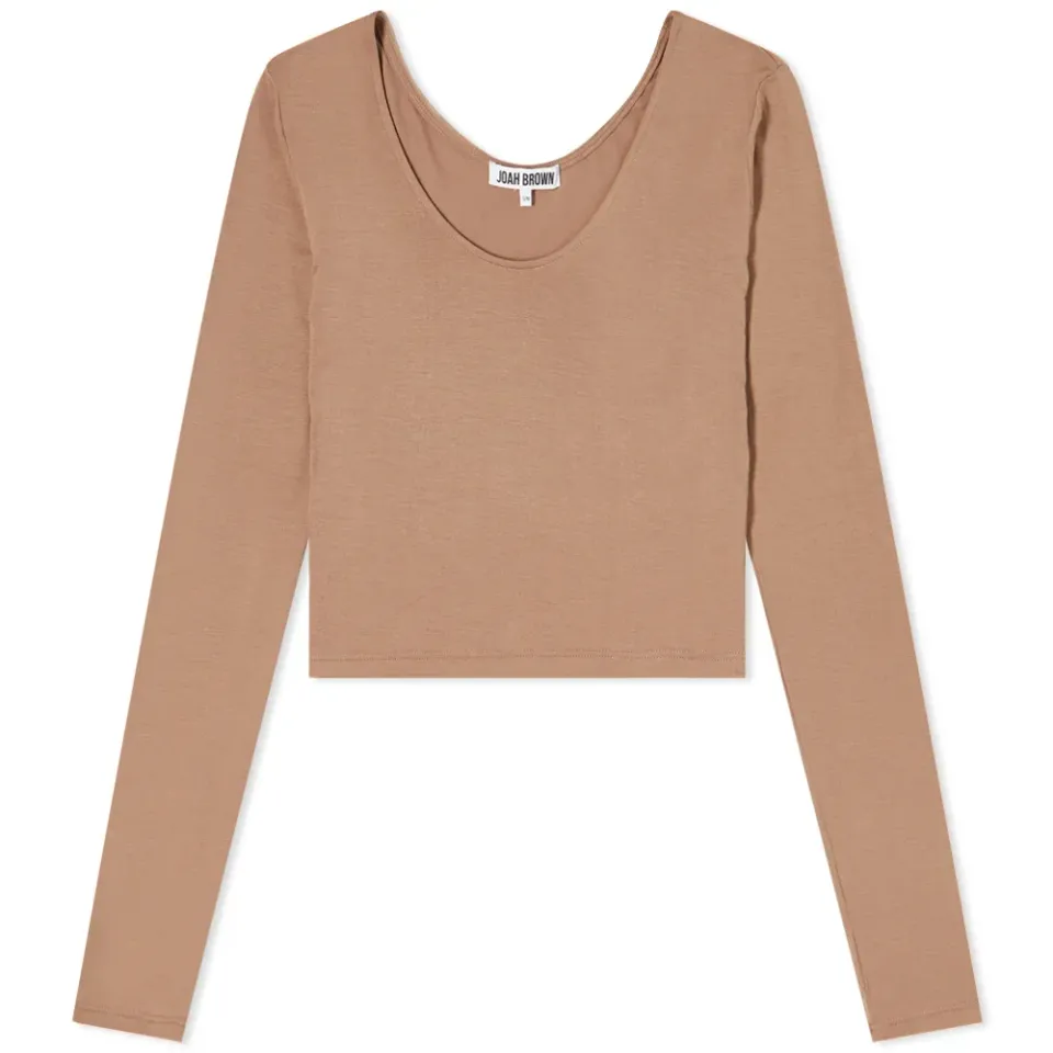 Long Sleeve Scoop Neck Top