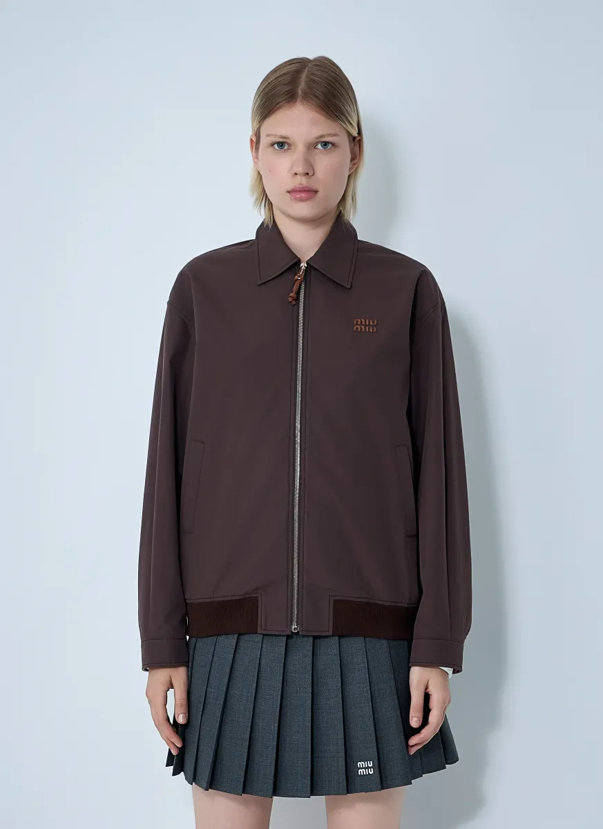 Panama Cotton Blouson Jacket