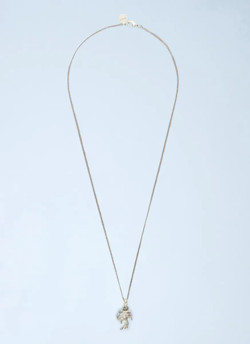 Melted Palm Necklace