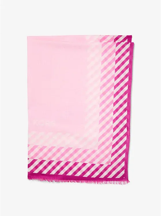 Striped Modal Blend Scarf