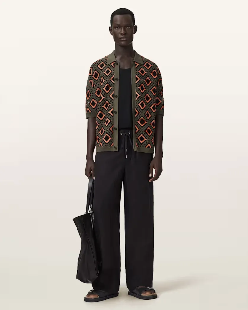 Morena Short Sleeve Collared Cardigan