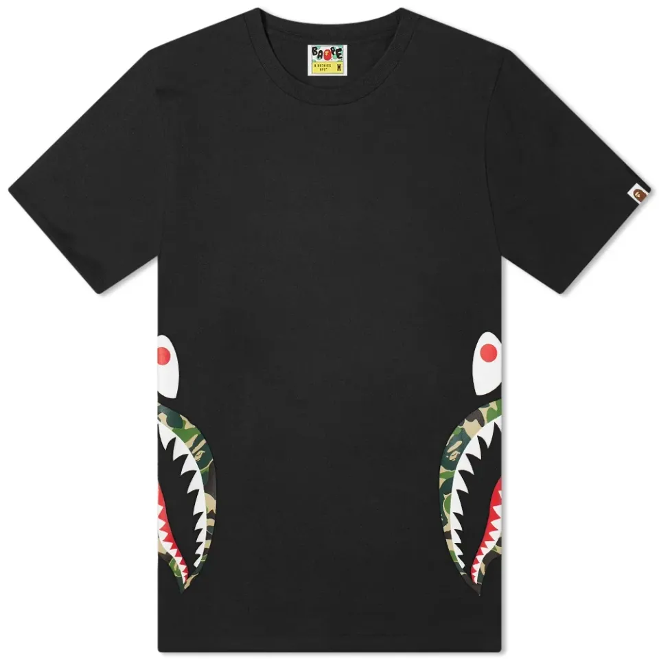 BAPE ABC Camo Side Shark T-Shirt