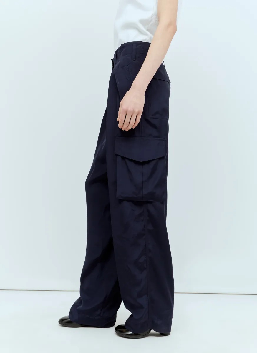 Viscose Cargo Pants