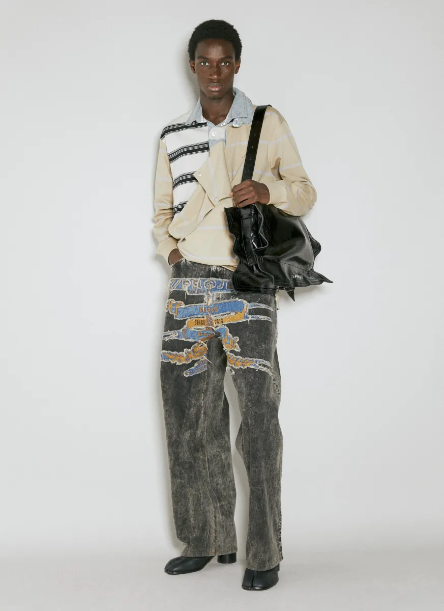 Paris' Best Patch Jeans
