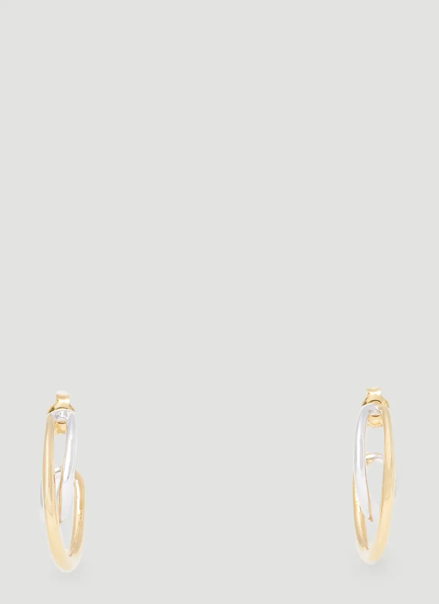 Initial Hoop Earrings